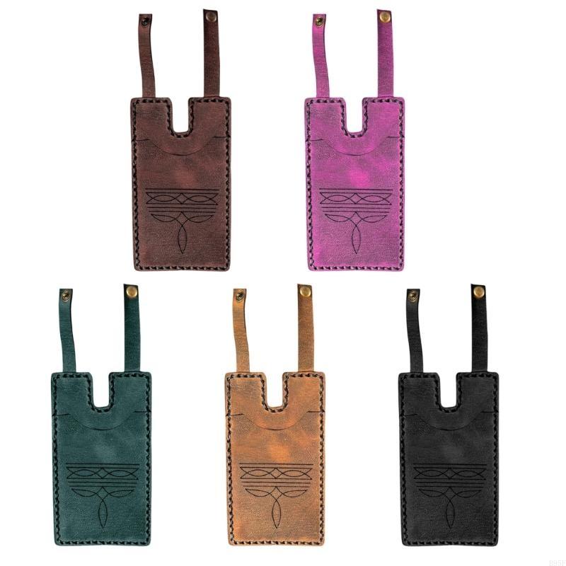 Men'S Accessories Types - Handgefertigte Leder-Stiefelbörse Western-Stiefelkartenhalter mit Schnallenverschluss Leder-Stiefelbörse